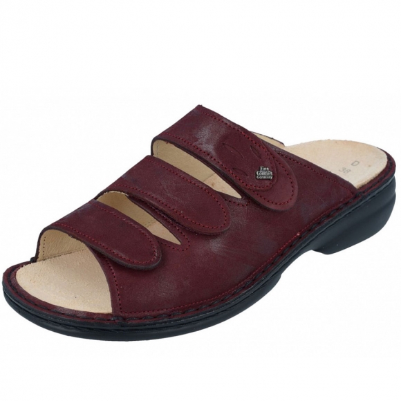 Finn Comfort Kos Pantolette in bordo