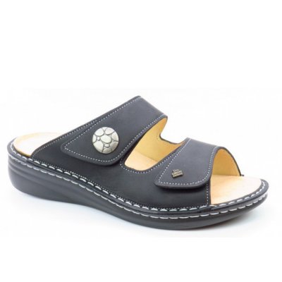 Finn Comfort Moorea FinnMellow Pantolette in schwarz Finn Comfort Moorea FinnMellow Pantolette in schwarz