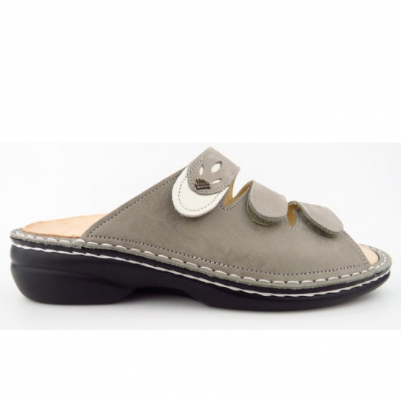 Finn Comfort Kos taupe latte Pantolette in taupe latte