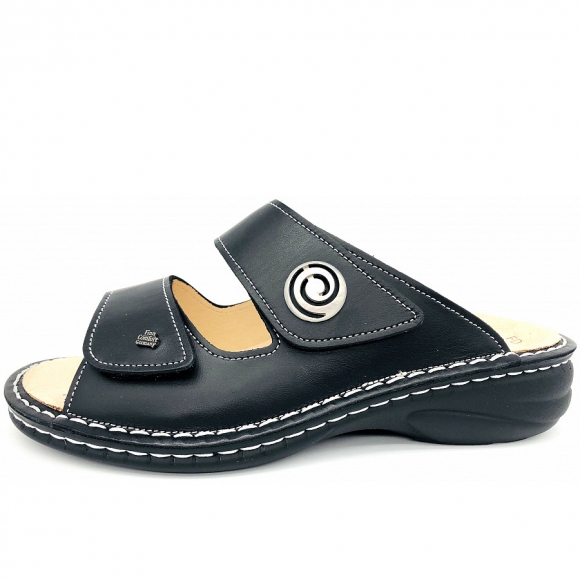Finn Comfort colina Pantolette in schwarz