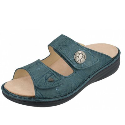 Finn Comfort Pantoletten in petrol Finn Comfort Pantoletten in petrol