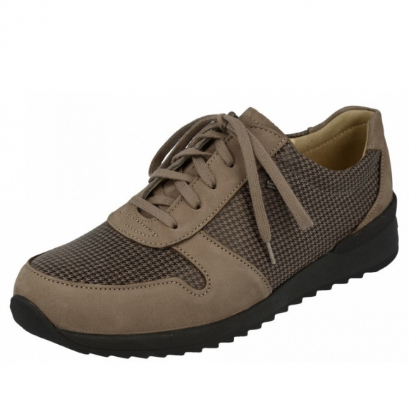 Finn Comfort Sidonia taupe Schnürer in Taupe