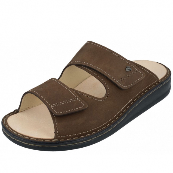 Finn Comfort Riad Pantoletten in chestnut