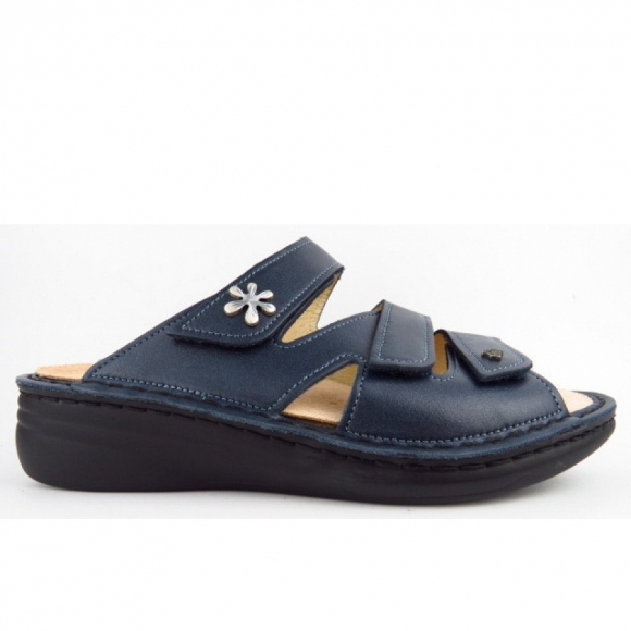 Finn Comfort Grenada Ancona steel Pantolette in steel