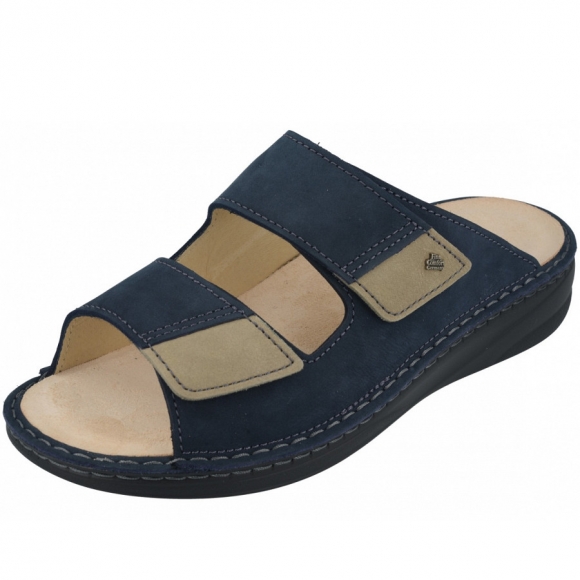Finn Comfort Pantolette in blau