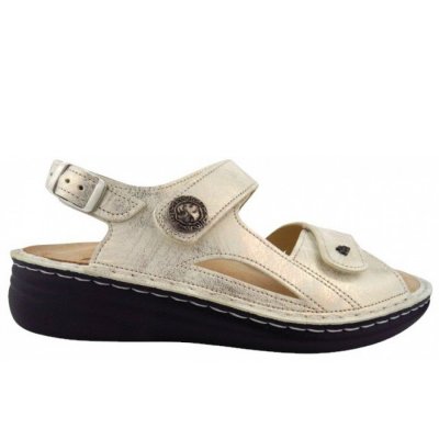 Finn Comfort Barbuda Everest oro Mellow Sandale in oro