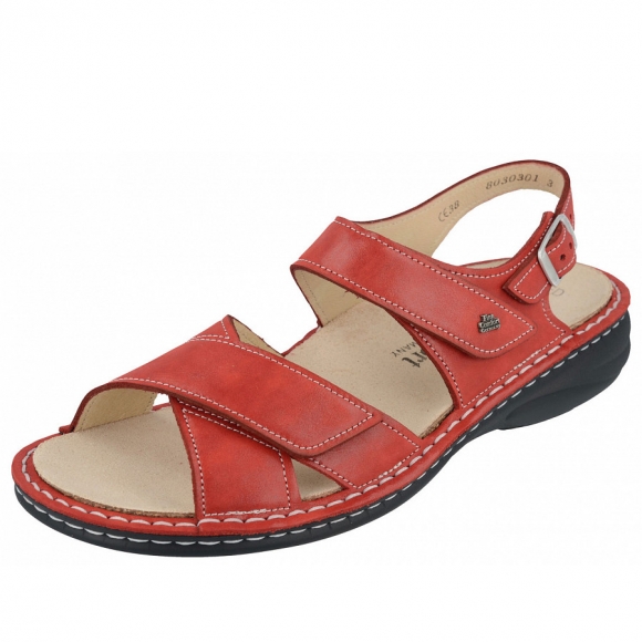 Finn Comfort Linosa Sandale in Red