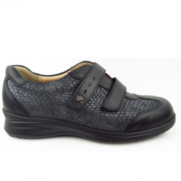 Finn Comfort Desenzano-schw./anthr. Klettschuh in Schwarz