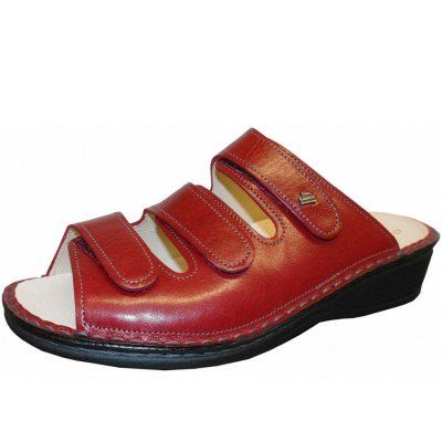 Finn Comfort Pantolette in Red
