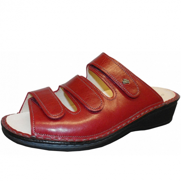 Finn Comfort Pantolette in Red