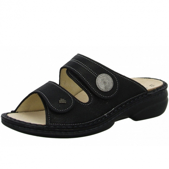 Finn Comfort sansibar Pantolette in schwarz
