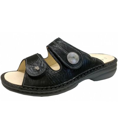 Finn Comfort Sansibar Pantolette in nero