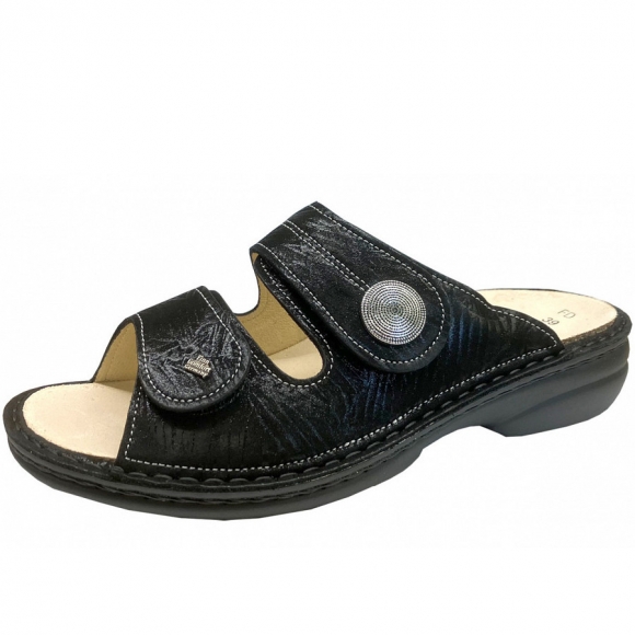 Finn Comfort Sansibar Pantolette in nero