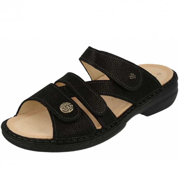 Finn Comfort Pantoletten in schwarz