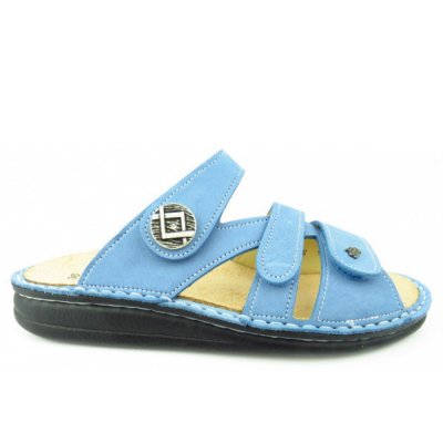 Finn Comfort Agueda Nubuk blue Pantolette in blue Finn Comfort Agueda Nubuk blue Pantolette in blue