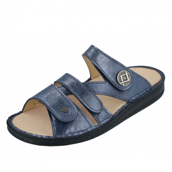 Finn Comfort Pantoletten in Jeans Berna