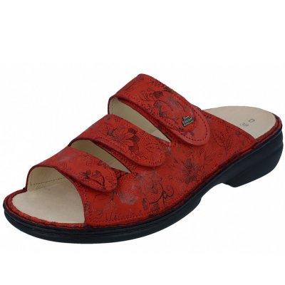 Finn Comfort Pantolette in red Finn Comfort Pantolette in red
