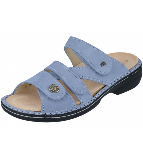 Finn Comfort Pantoletten in lightblue