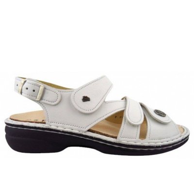 Finn Comfort Gomera Nappa Sandale in weiss