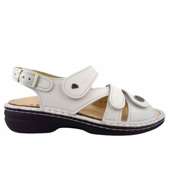 Finn Comfort Gomera Nappa Sandale in weiss