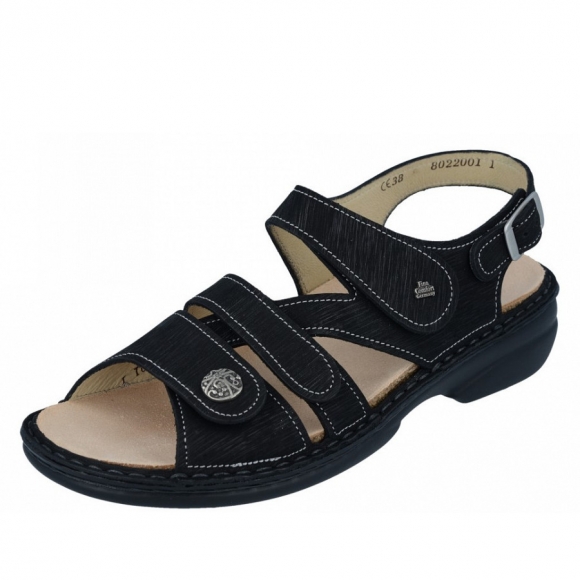 Finn Comfort Sandale in schwarz