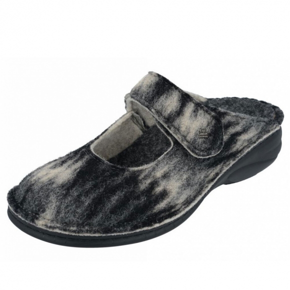 Finn Comfort Glarus Clogs in grey