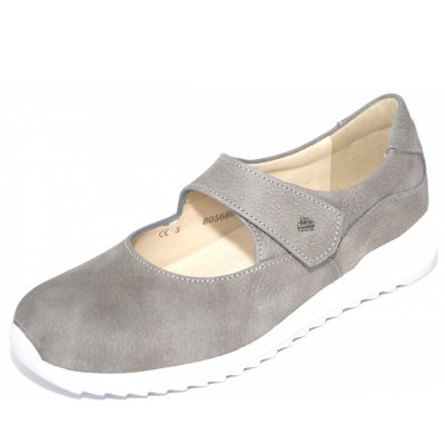 Finn Comfort Soiano Stone Impala Ballerina in Stone Finn Comfort Soiano Stone Impala Ballerina in Stone