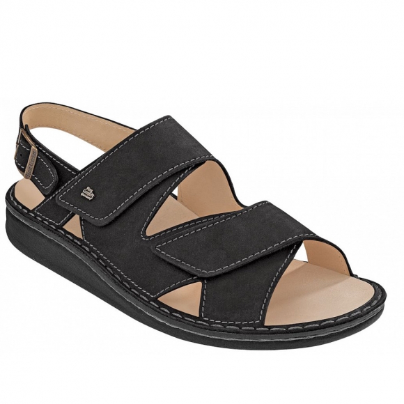Finn Comfort Sandale in schwarz