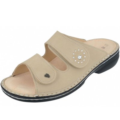 Finn Comfort Beverly-Soft Pantoletten in beige Finn Comfort Beverly-Soft Pantoletten in beige