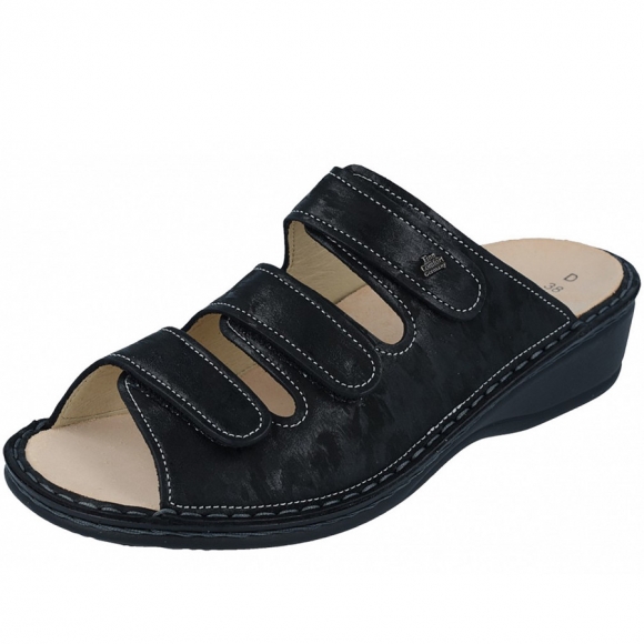 Finn Comfort Pisa Pantoletten in nero