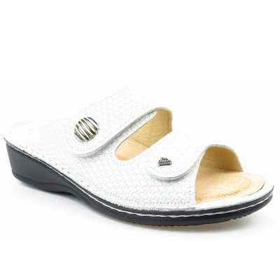 Finn Comfort Panay-S Lotus Pantolette in weiss