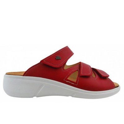 Finn Comfort Kiribati Pomodore nube Pantolette in rot Finn Comfort Kiribati Pomodore nube Pantolette in rot