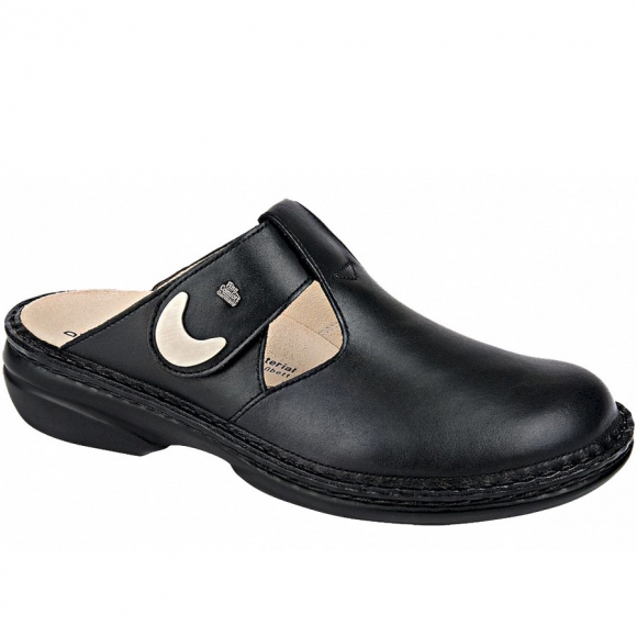 Finn Comfort Clogs in schwarz