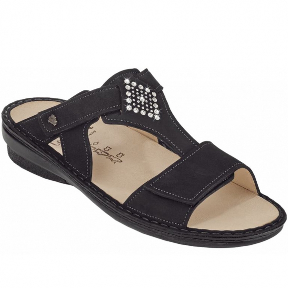 Finn Comfort Pantolette in Schwarz