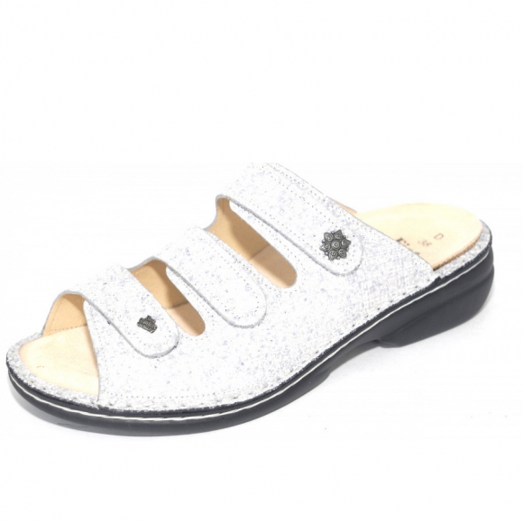 Finn Comfort Menorca-s Mirage grey Pantolette in grey