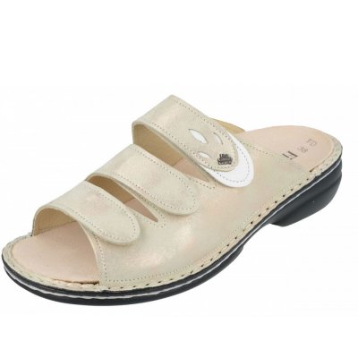 Finn Comfort Pantoletten in champagne/jasmin