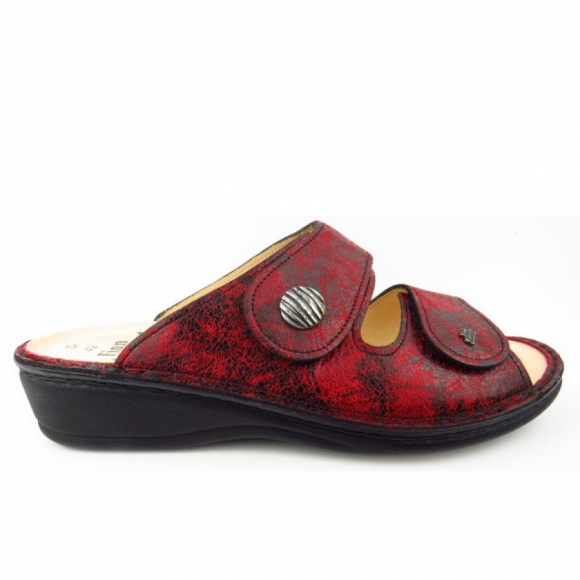 Finn Comfort Panay-S Strike red Pantolette in Red