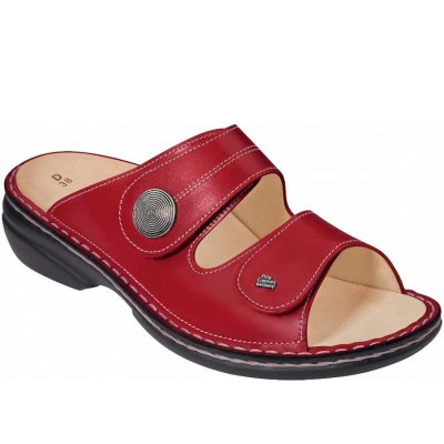Finn Comfort Pantolette in Dunkelrot Finn Comfort Pantolette in Dunkelrot