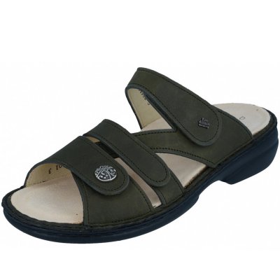 Finn Comfort Pantoletten in olive
