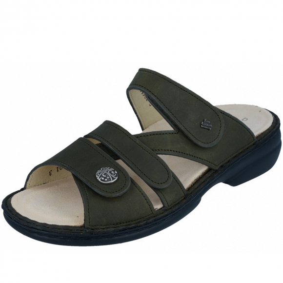 Finn Comfort Pantoletten in olive