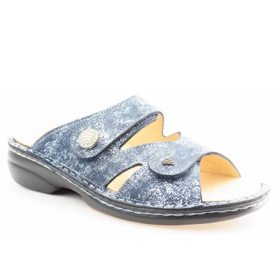 Finn Comfort Torbole Isotta marine Pantolette in marine