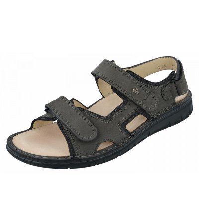 Finn Comfort Sandalen in Grey/Schwarz