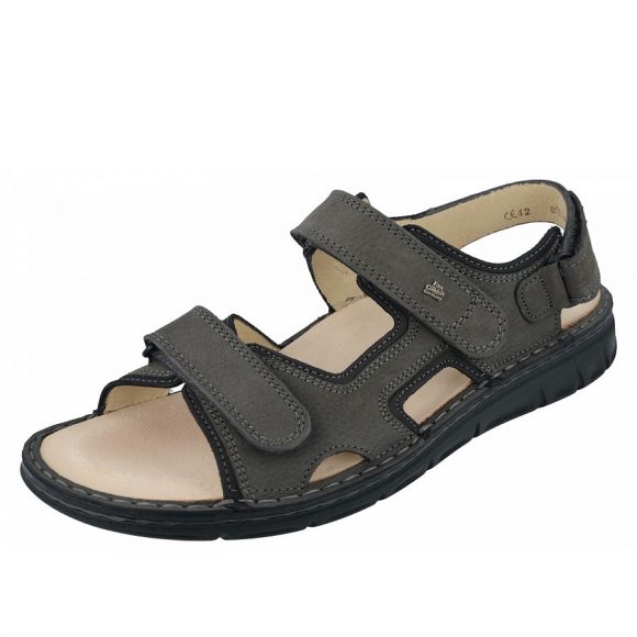 Finn Comfort Sandalen in Grey/Schwarz