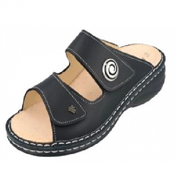 Finn Comfort colina Pantolette in schwarz