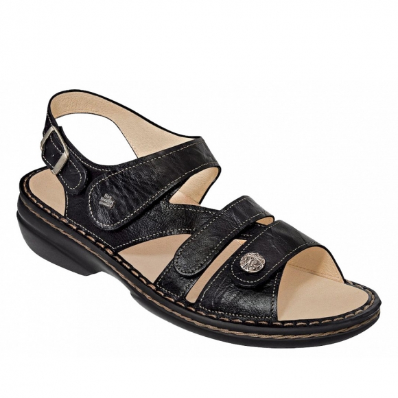 Finn Comfort Sandale in schwarz