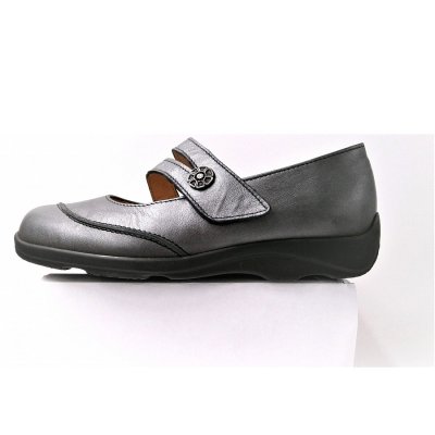 Finn Comfort Vivero- Met. taupe Ballerina in Taupe Finn Comfort Vivero- Met. taupe Ballerina in Taupe