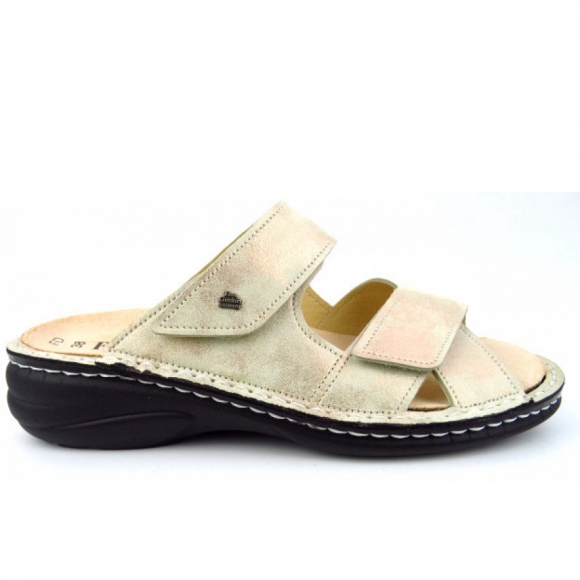 Finn Comfort Melrose Nuvola champagne Pantolette in champagne