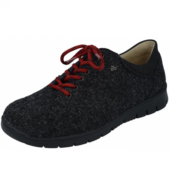 Finn Comfort Komfortschuh in anthrazit/schwarz