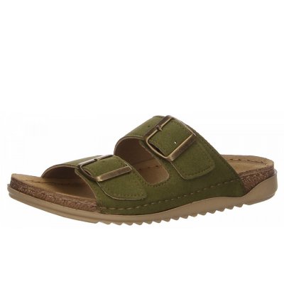 Fischer Markenschuhe Pantolette in grün Fischer Markenschuhe Pantolette in grün