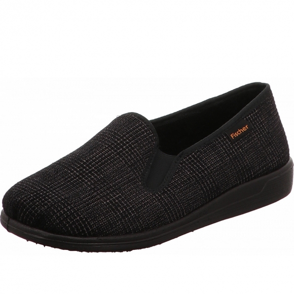 Fischer Markenschuhe Hausschuhe in anthrazit
